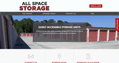 Desktop Screenshot of allspaceministorage.com